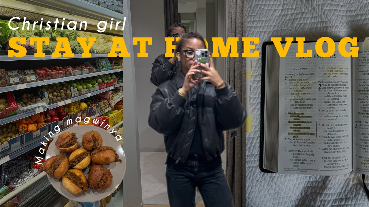 A stay at home vlog | experimenting in the kitchen, vision board planning and more