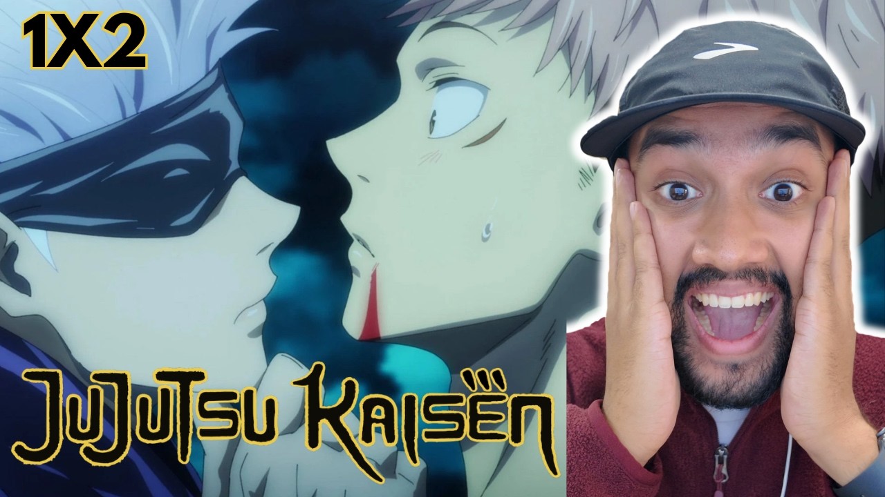 SUKUNA VS GOJO 🔥 - JJK S1: Episode 2 REACTION #jujutsukaisen #jjk #animereaction #anime #satorugojo