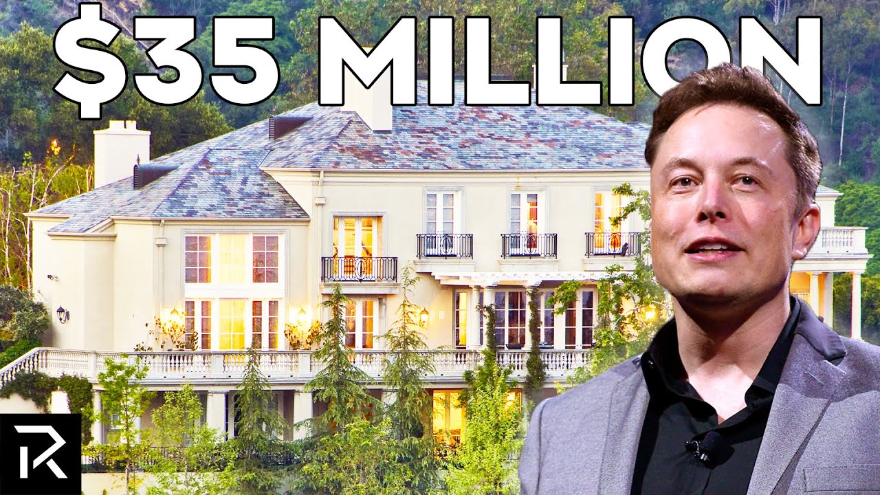 Внутри особняка Илона Маска стоимостью 35 миллионов долларов