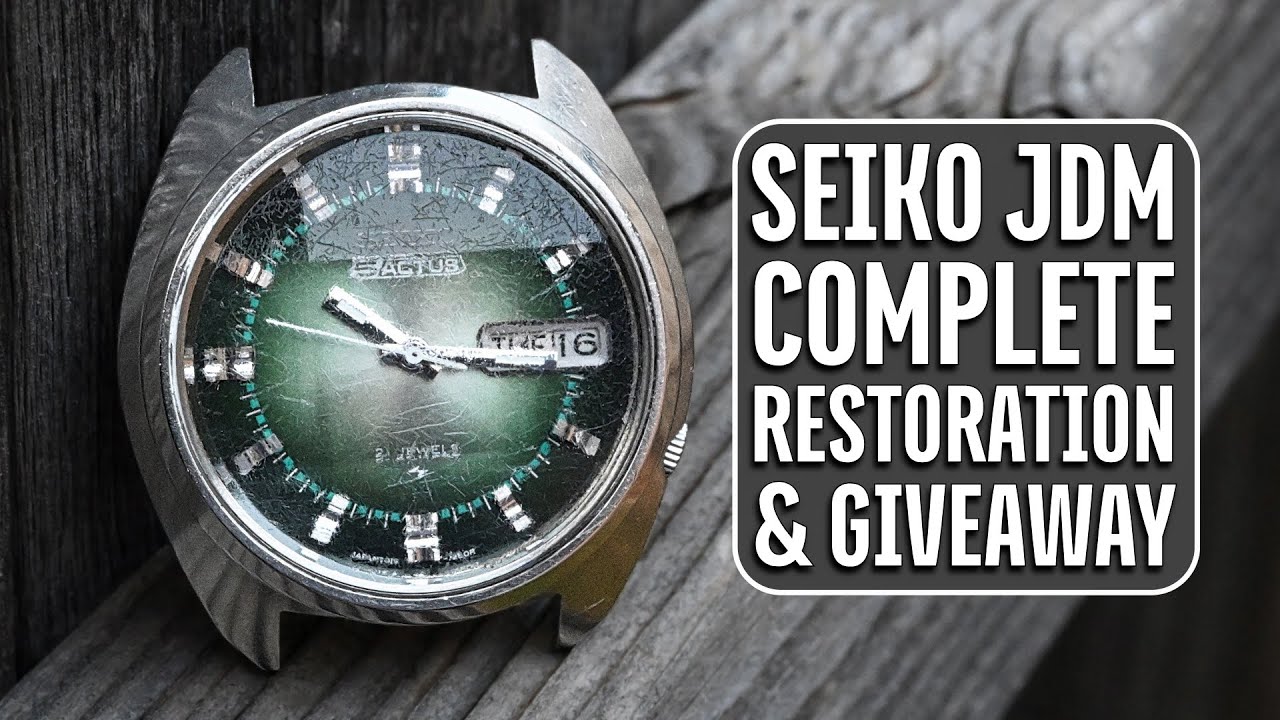 Complete Restoration & Giveaway  – 1973 Seiko JDM 7019-7210