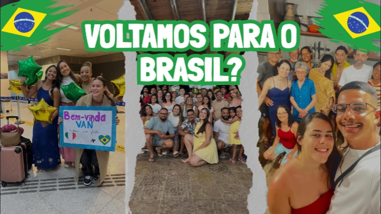 Após 1 Ano, Voltamos ao Brasil! ✈️🇧🇷