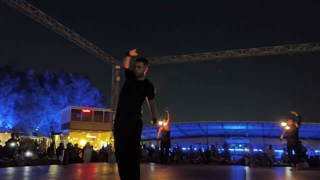 Dubai Fire Show 🔥 Desert Safari🏜️ United Arab Emirates UAE 