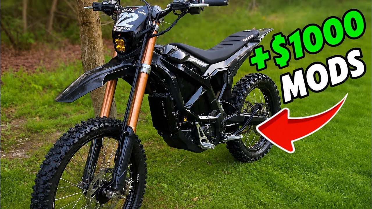 Я вложил 1000 долларов в модификации своего SURRON ULTRA BEE.