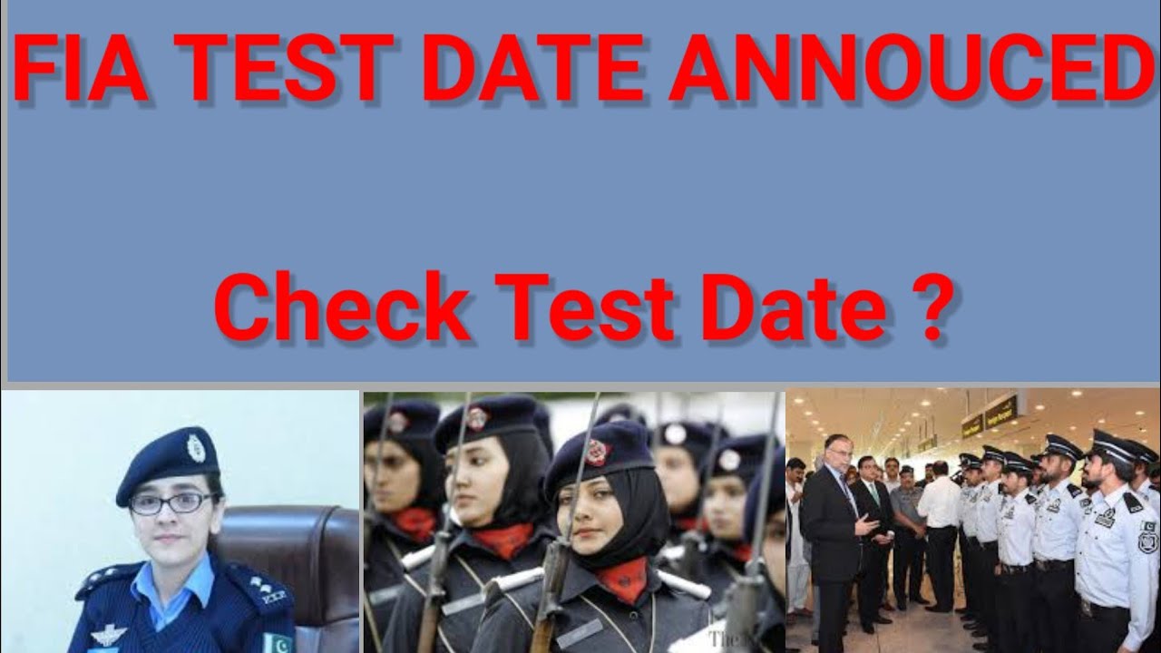 FIA Test Date Annouced For All Posts | FIA Jobs 2021 | FIA Constable jobs 2021 | fia update