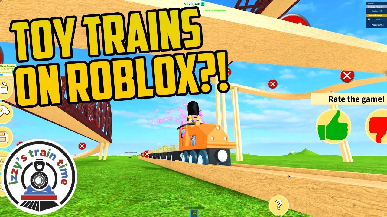 TOY TRAINS! Roblox Edition!