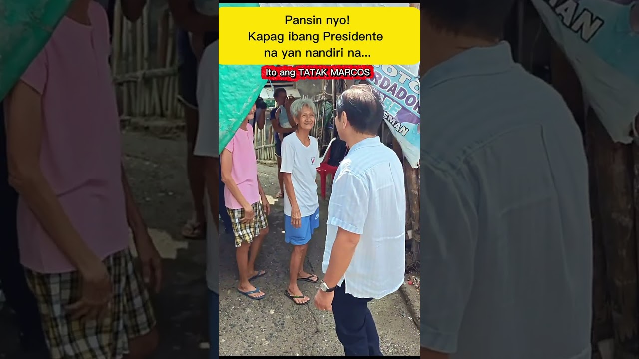 Presidenteng hindi namimili kahit ano ka pa man #marcos #pbbm #shorts #shortvideo #news #politics 