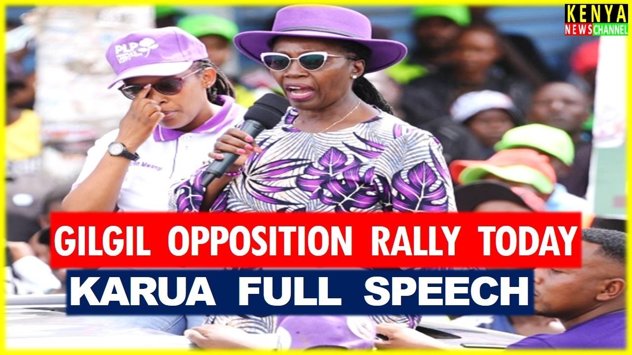 NO NONSENSE Martha Karua Lectures Ruto badly with Gachagua, Matiangi and Kalonzo at Gilgil Nakuru