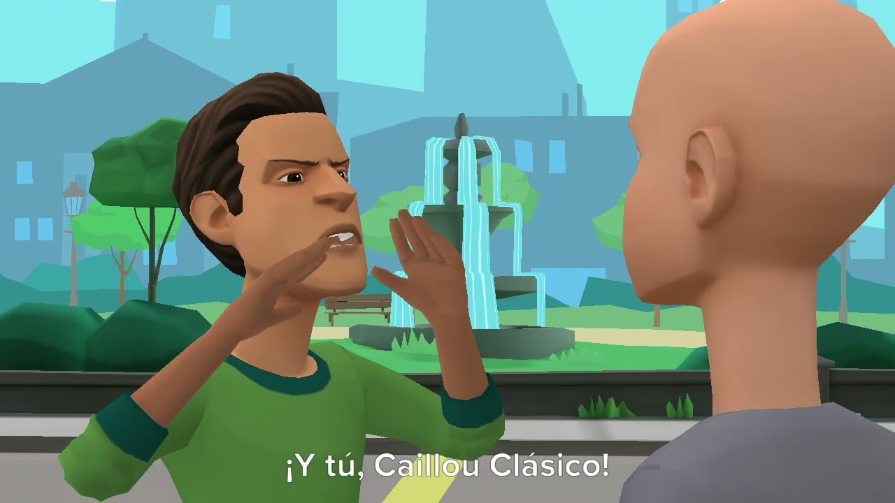 Fermín y Caillou Clásico cantan el himno de América de México en público/Castigados