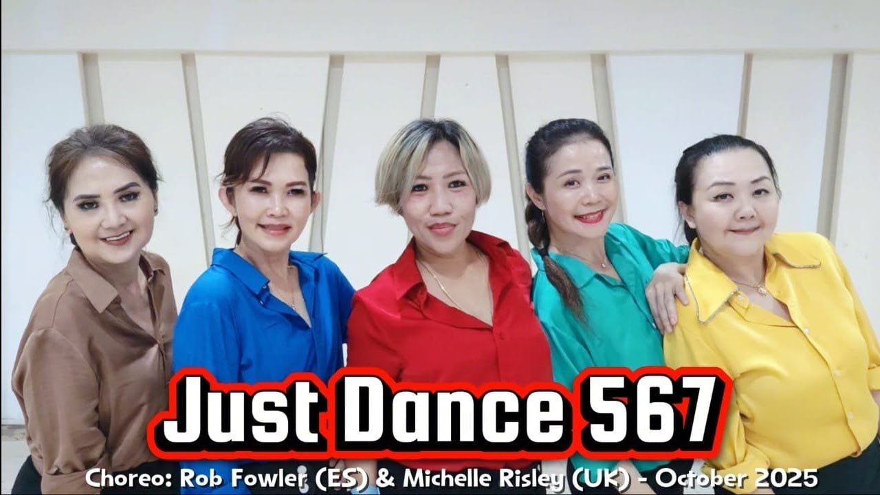 Just Dance 567 - Line Dance - Choreo:Rob Fowler (ES) & Michelle Risley (UK) - October 2025