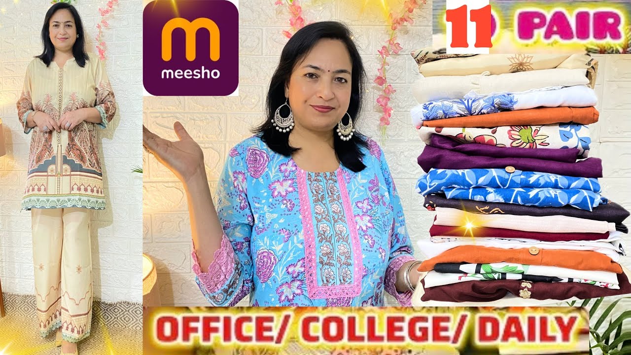 🎈Meesho Haul| Meesho Co-ord Set Haul |Meesho Finds #ashigautam  #kurtaset