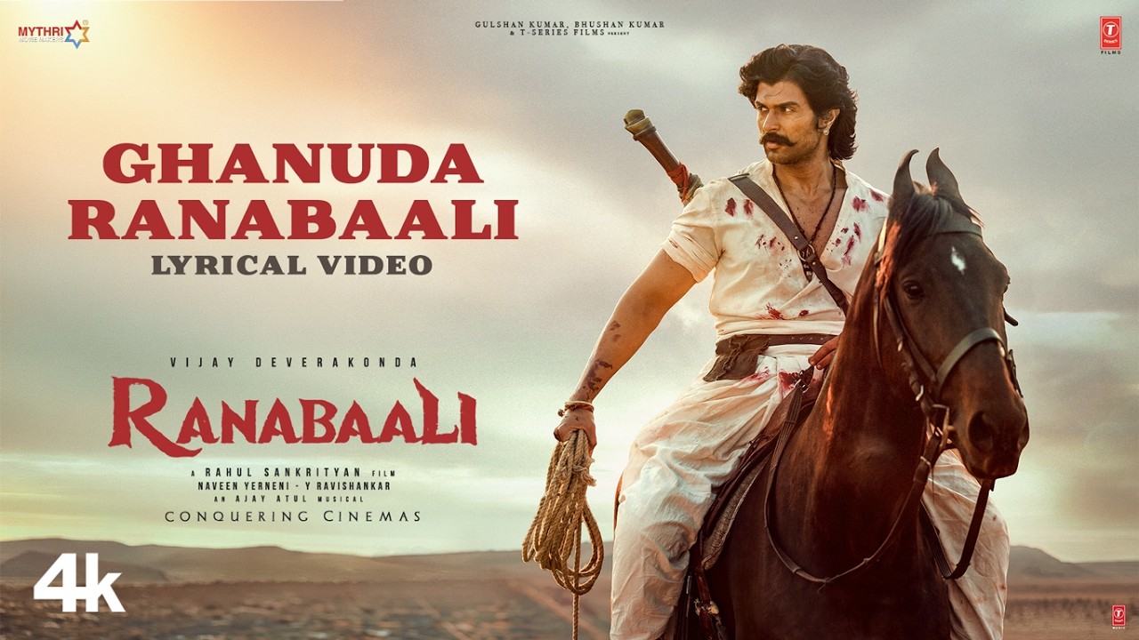 Ghanuda Ranabaali Lyrical | Ranabaali | Vijay Deverakonda | Rashmika | Rahul Sankrityan | Ajay Atul