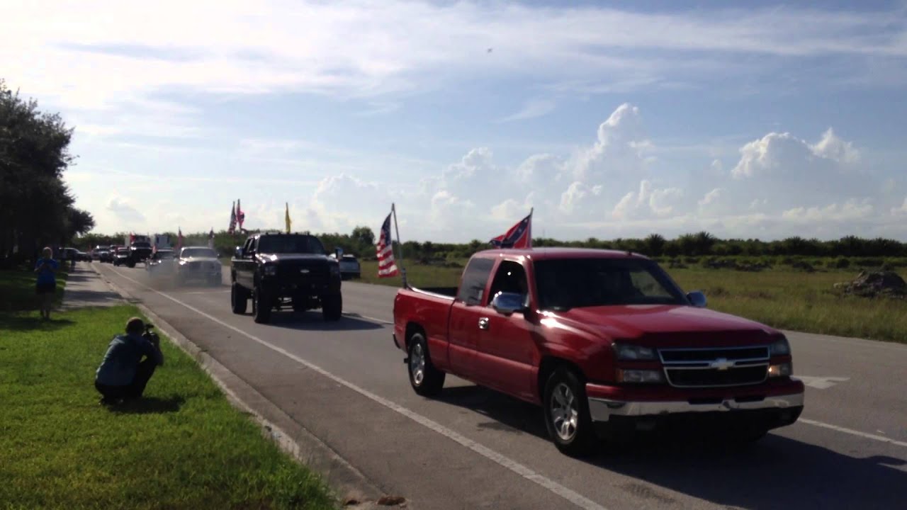 A Confederate flag parade/rally in Loxahatchee