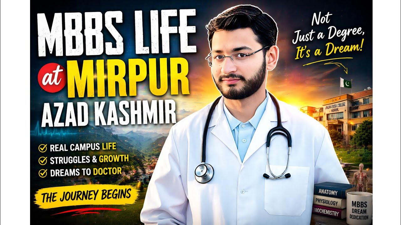MBBS Life at MBBSMC Mirpur Azad Kashmir:My First Medical Life Vlog