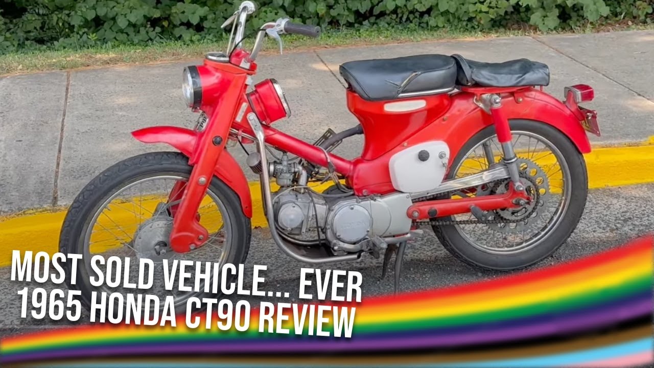 The Honda CT90 Is the Most Sold Vehicle EVER! Here's Why
