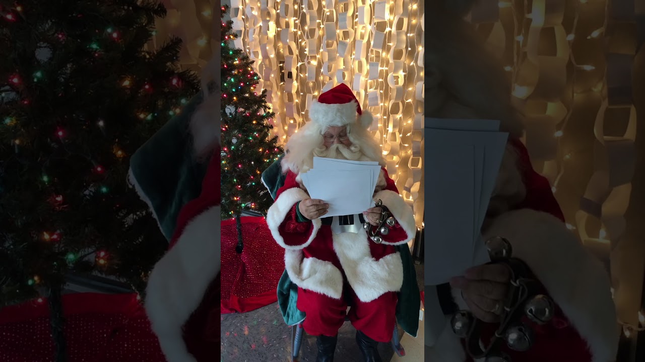 Santa Reads Ms. Emily’s class letters!