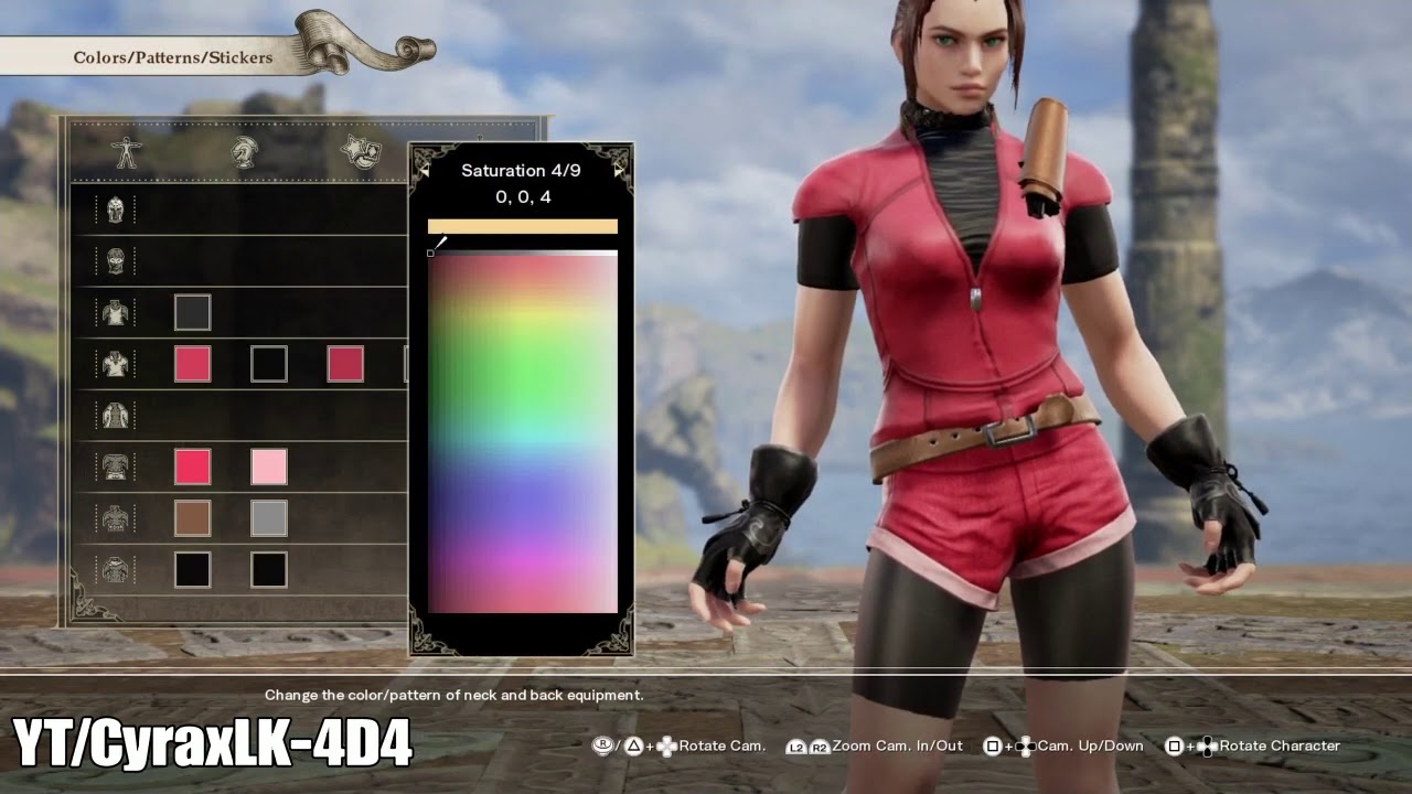 Soulcalibur VI how to make Claire Redfield