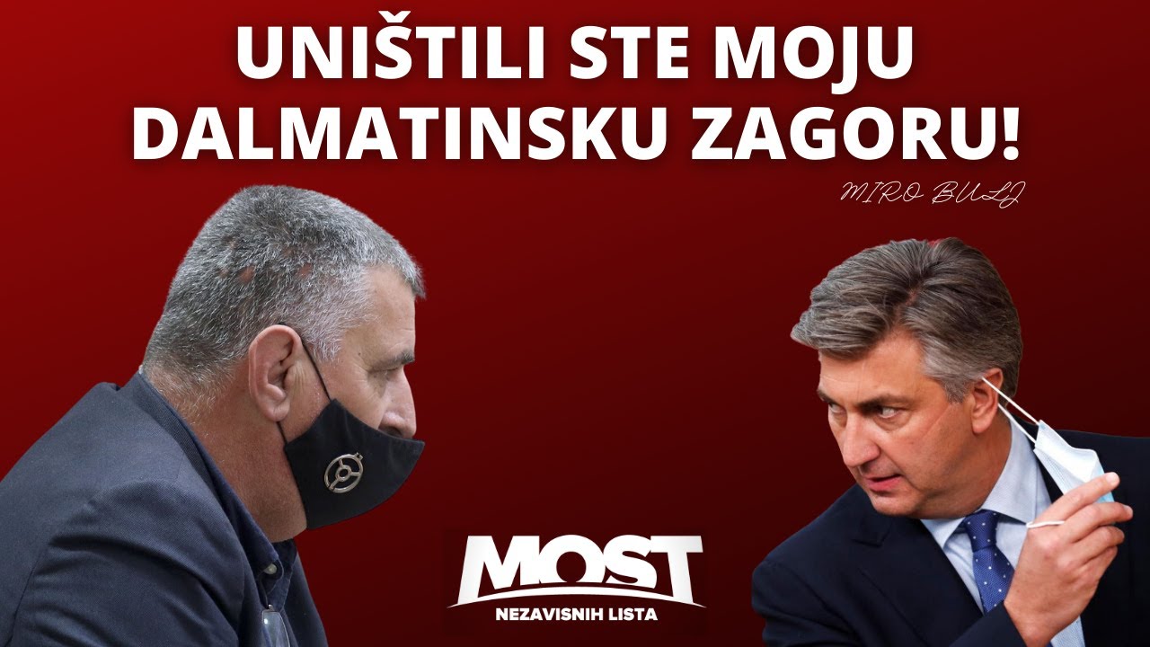 MIRO BULJ ISTINOM RAZOTKRIO HDZ-OVCE - POGLEDAJ!!!