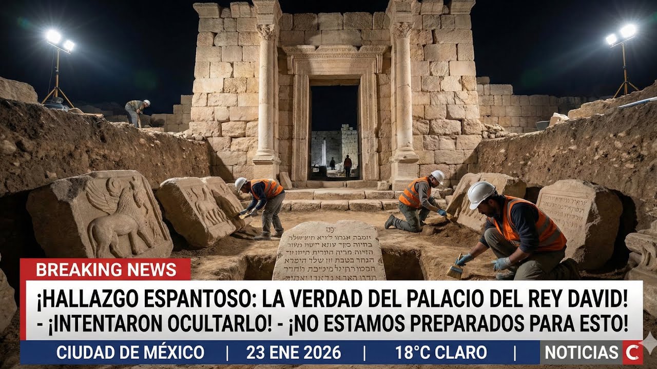 Arqueólogos destapan la verdad oculta del palacio del rey David: lo que hallaron te sorprenderá
