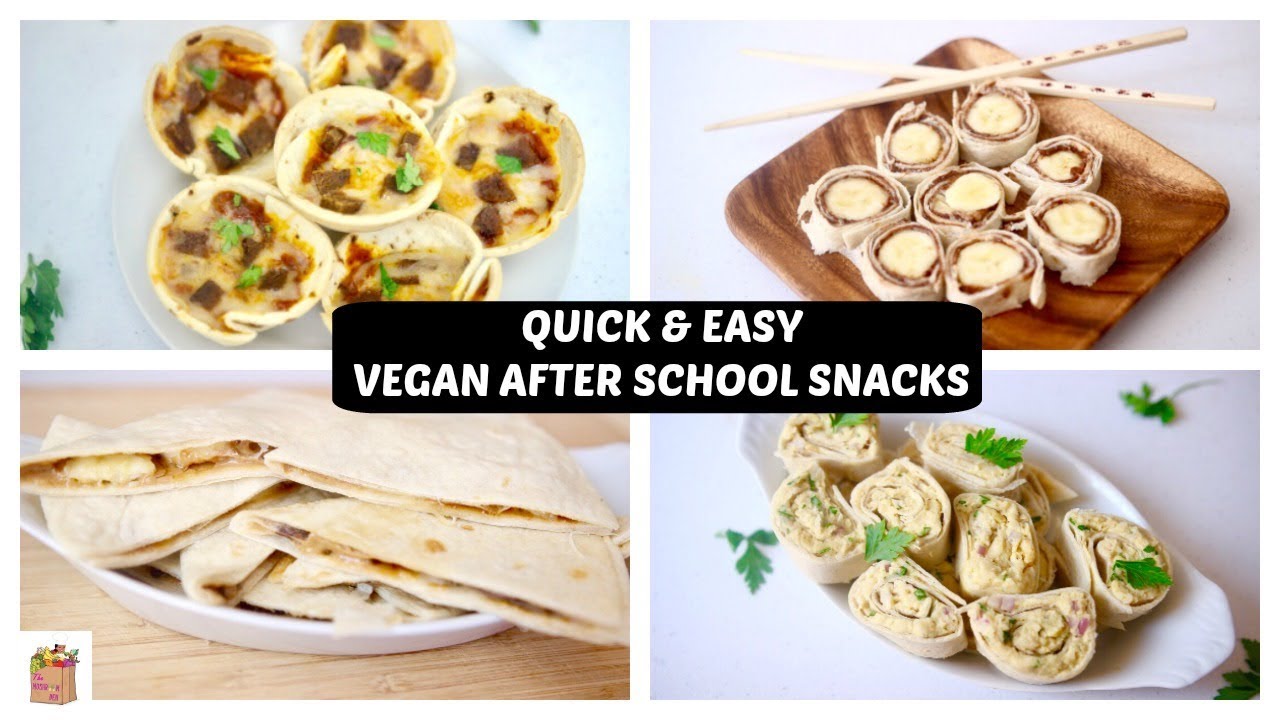 Quick & Easy After School Snacks (Vegan) | The Mushroom Den