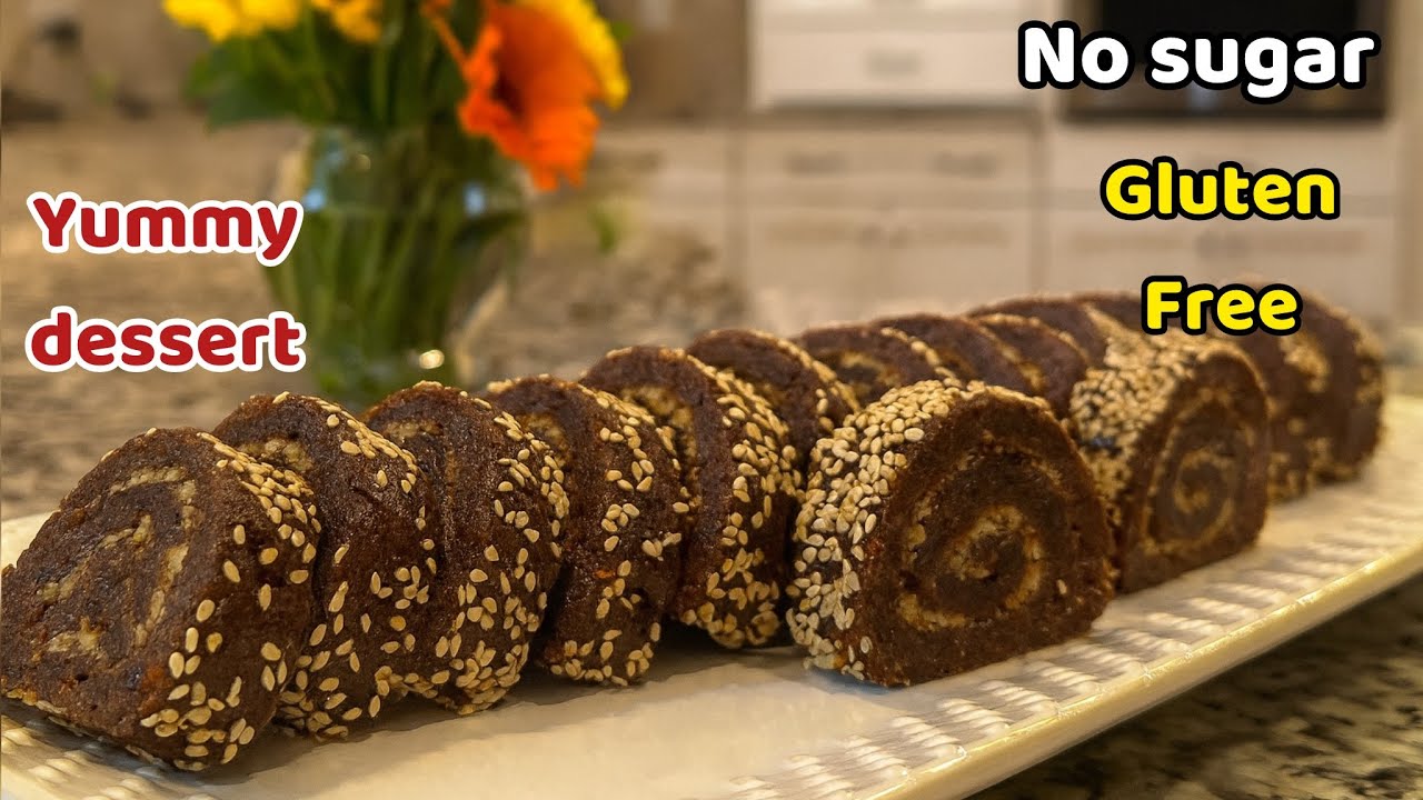 With oats and dates make healthy dessert without sugar 