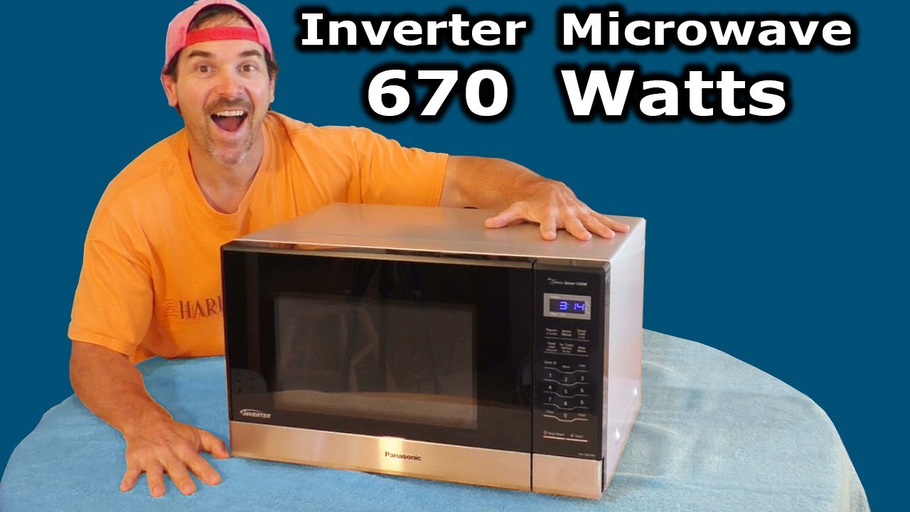 Panasonic Inverter MICROWAVE 670 Watt Lowest Power NN-SN67HS RV Solar Off Grid NN-SN686S