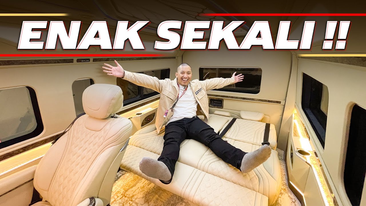 ADA TEMPAT TIDUR DI MOBIL: HIACE PRESTIGE DARI BAZE