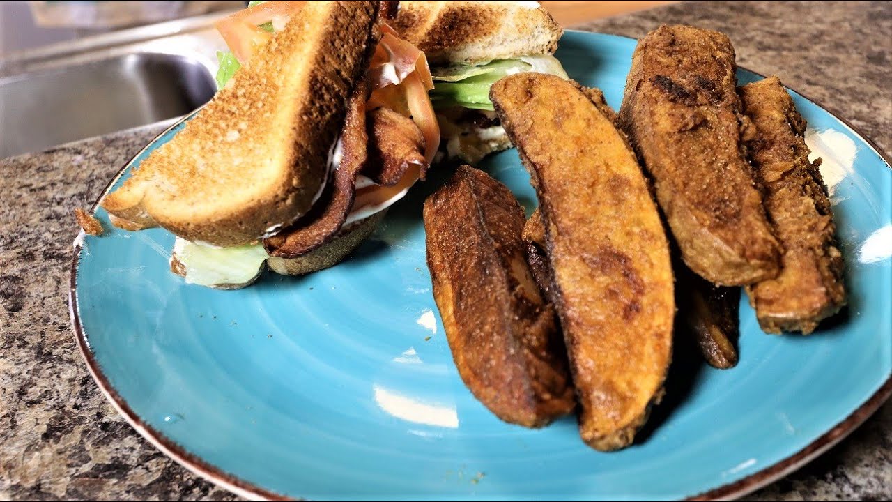 BLT and JoJo Potatoes 🥓🥔 W/ Special Surprise Drink🍹
