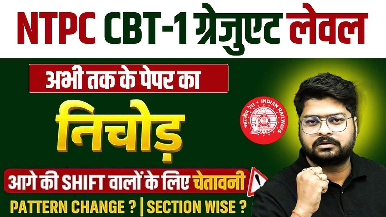 RRB NTPC Exam 2025-26 | 20 March All Shift Overview!