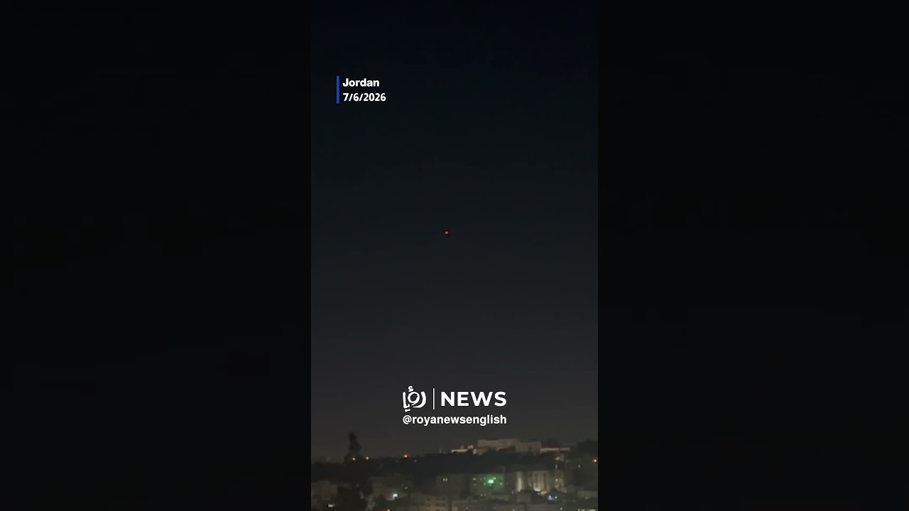 Iranian ballistic missiles targeting &lsquo;Israel&rsquo; seen in skies of Jordan