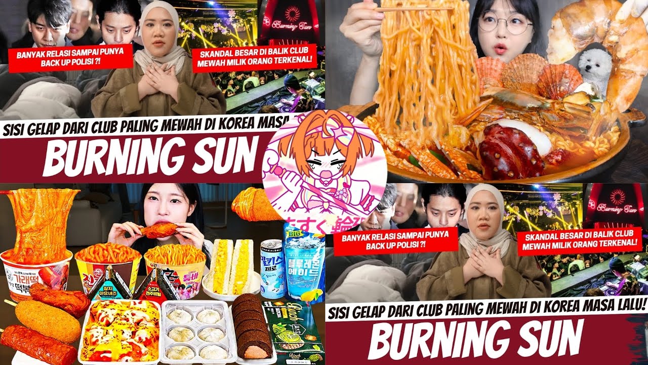 [ BURNING SUN ] NADIA OMARA KRIMINAL X MUKBANG/ASMR MAKANAN PEDAS KOREA 