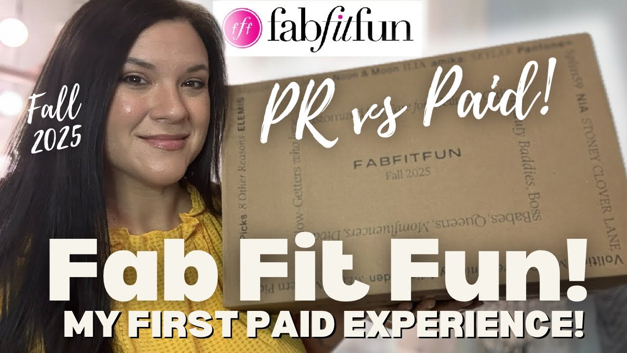 MY FIRST PAID FAB FIT FUN EXPERIENCE! But Is This The Actual Mystery Box Too? 🤔 