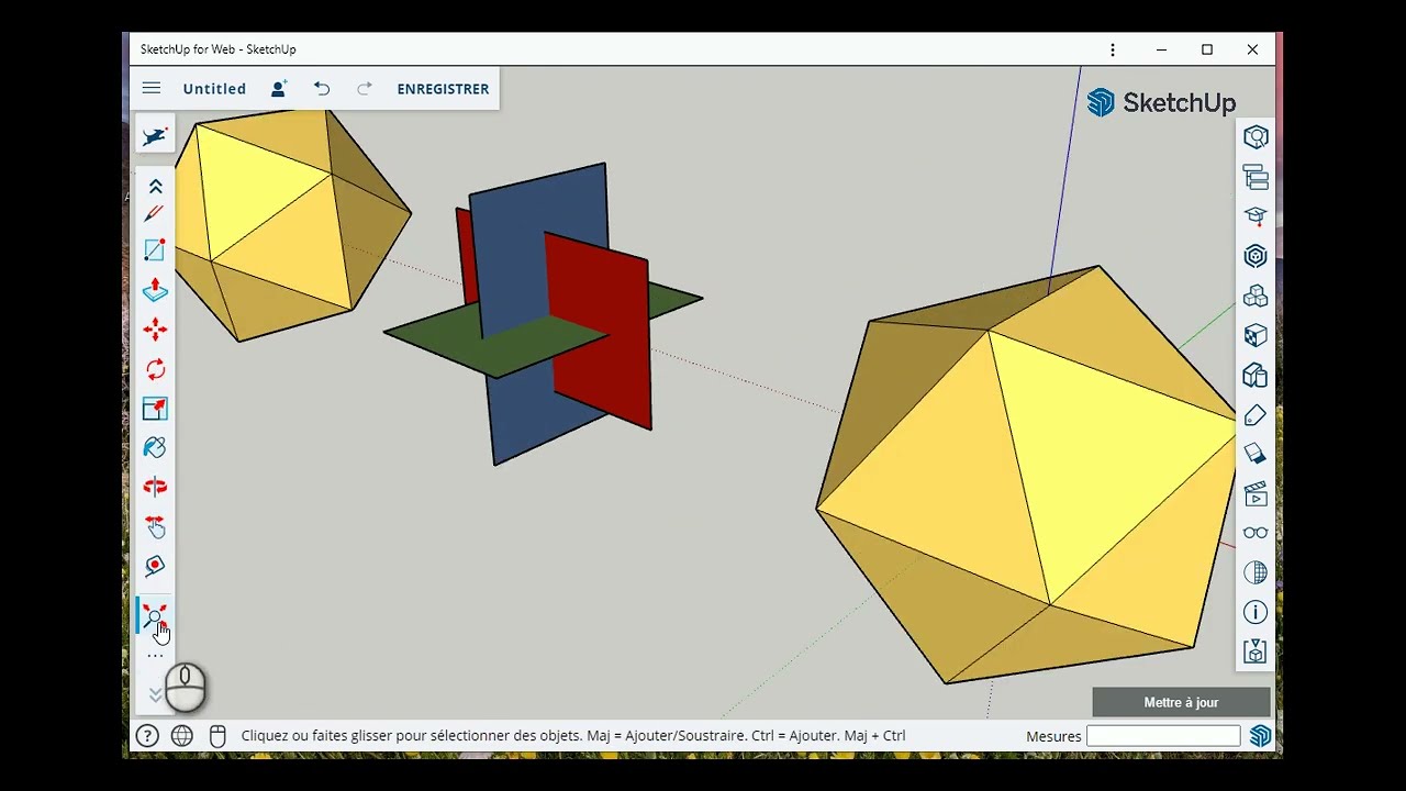 Modéliser un dôme géodésique sur Sketchup