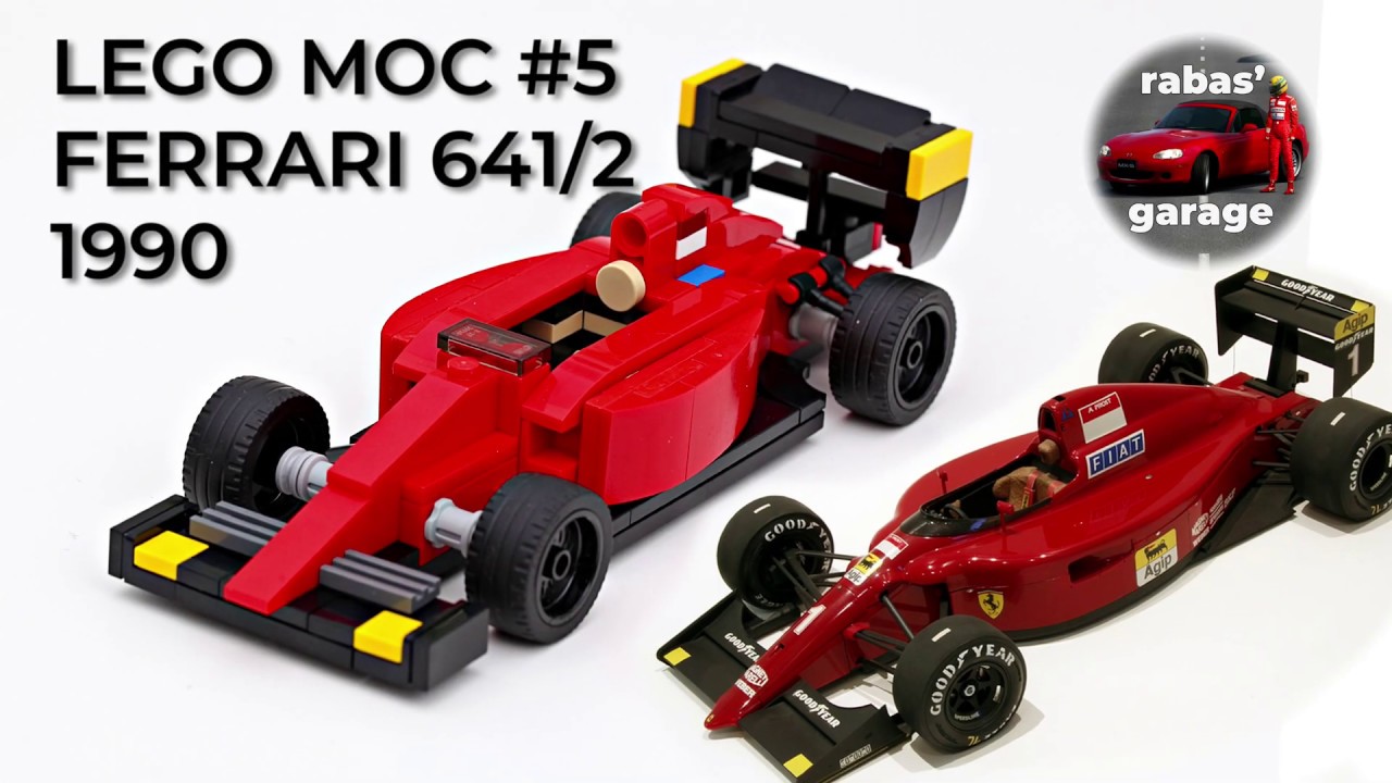 F1 Ferrari 641 (F190) - MOC no.5. - #LEGO Building Instructions