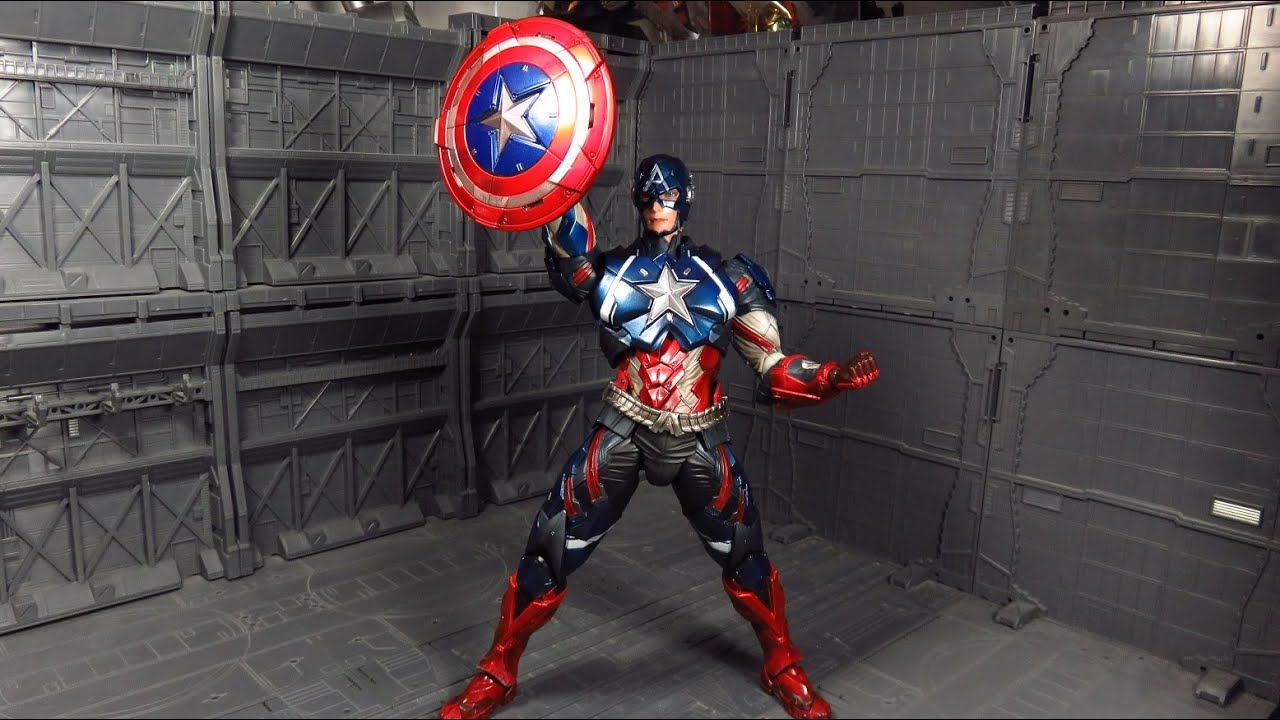 Play Arts Kai Captain America Review