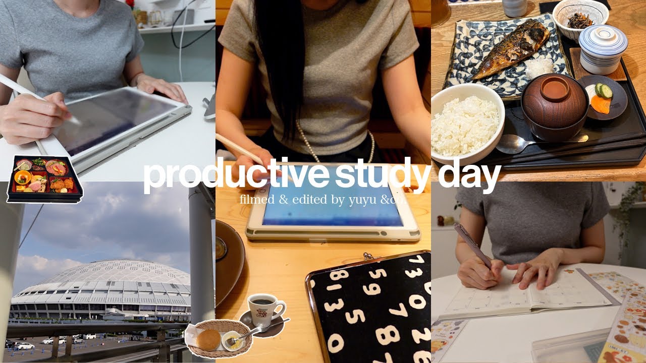 Daily Vlog | Продуктивный день 🕯️📚 | Studying📝 | Baseball Game⚾️ | Cute Stickers🐻 | Cooking🍳