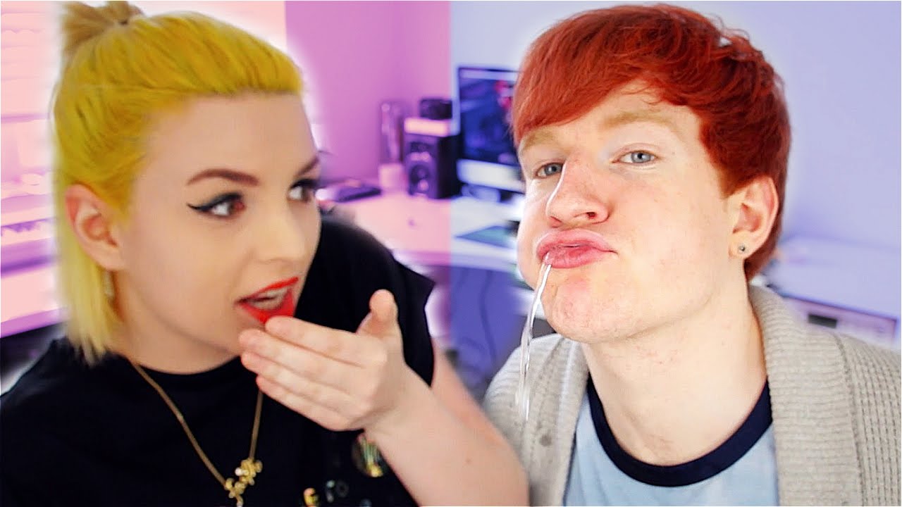 Gargle The Song Challenge | LukeIsNotSexy & Emma Blackery! 💦