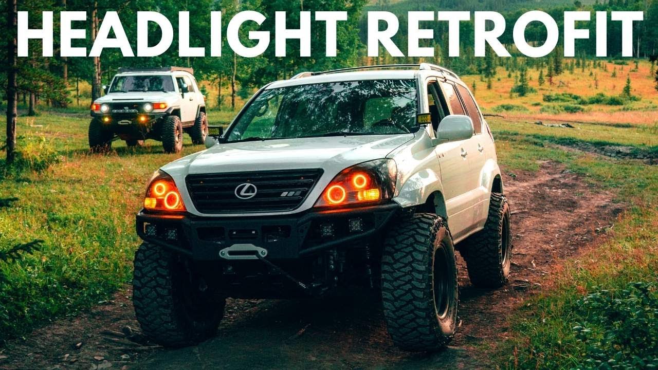How to Retrofit Lexus GX470 Headlights 03-09