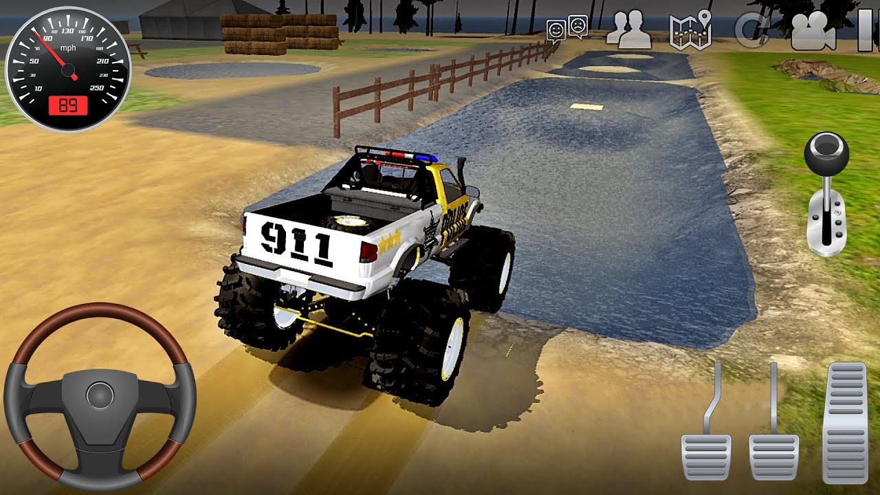 Police Monster Trucks Impossible Driver #2 | Car Extreme Racing Android Gameplay