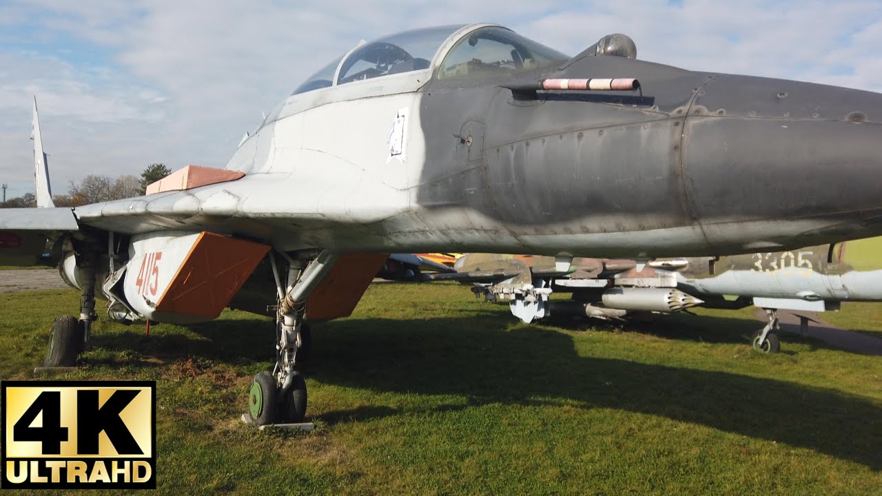 Mikoyan - Gurevich MIG-29 two-seat trainer air superiority fighter in depth video in 4k