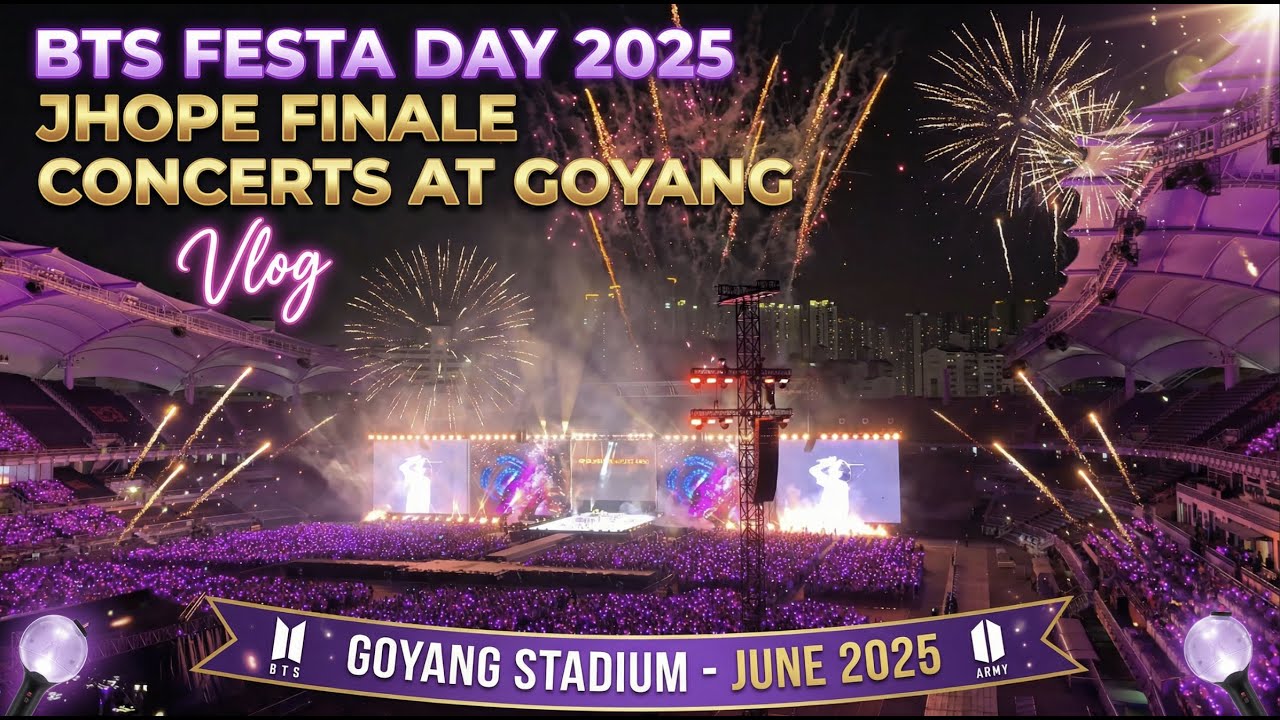 [4K] BTS FESTA 2025 at Goyang Stadium | J-Hope Concert, Jungkook & Jin Surprise Vlog | BTS is back 💜