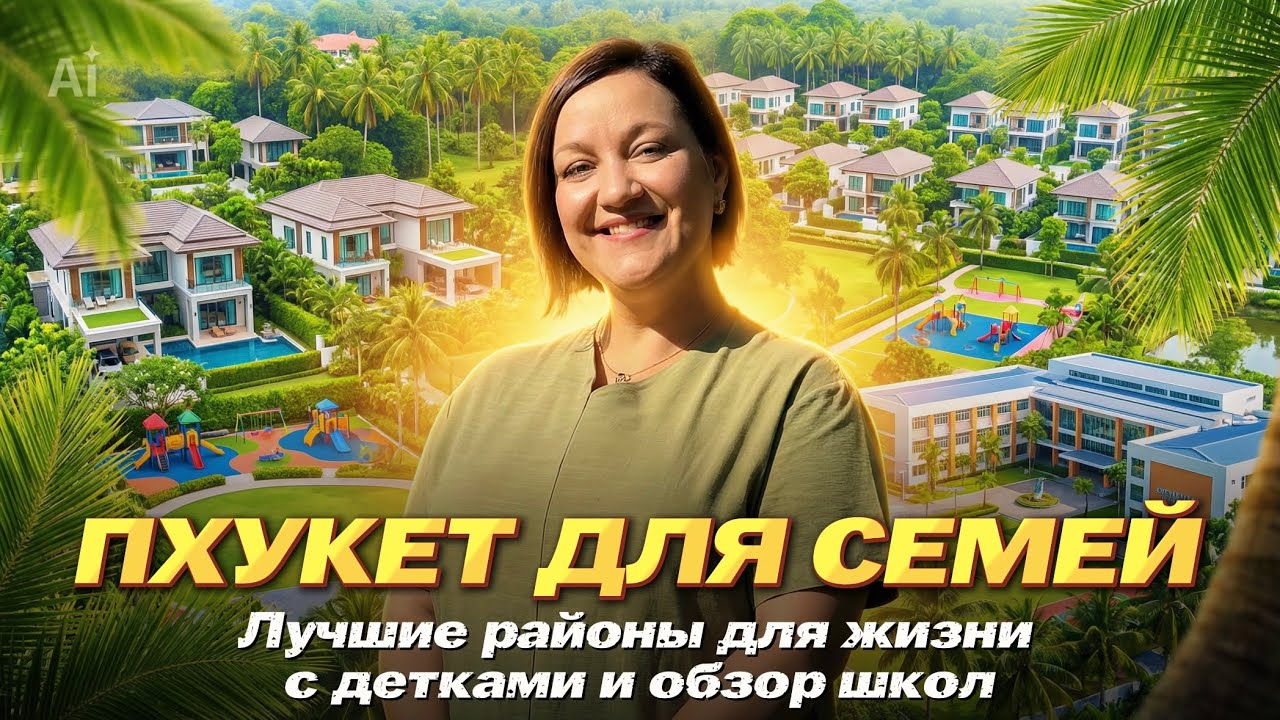 РАЙОНЫ НА ПХУКЕТЕ ДЛЯ СЕМЕЙ С ДЕТЬМИ: Главные ошибки при переезде и покупке недвижимости