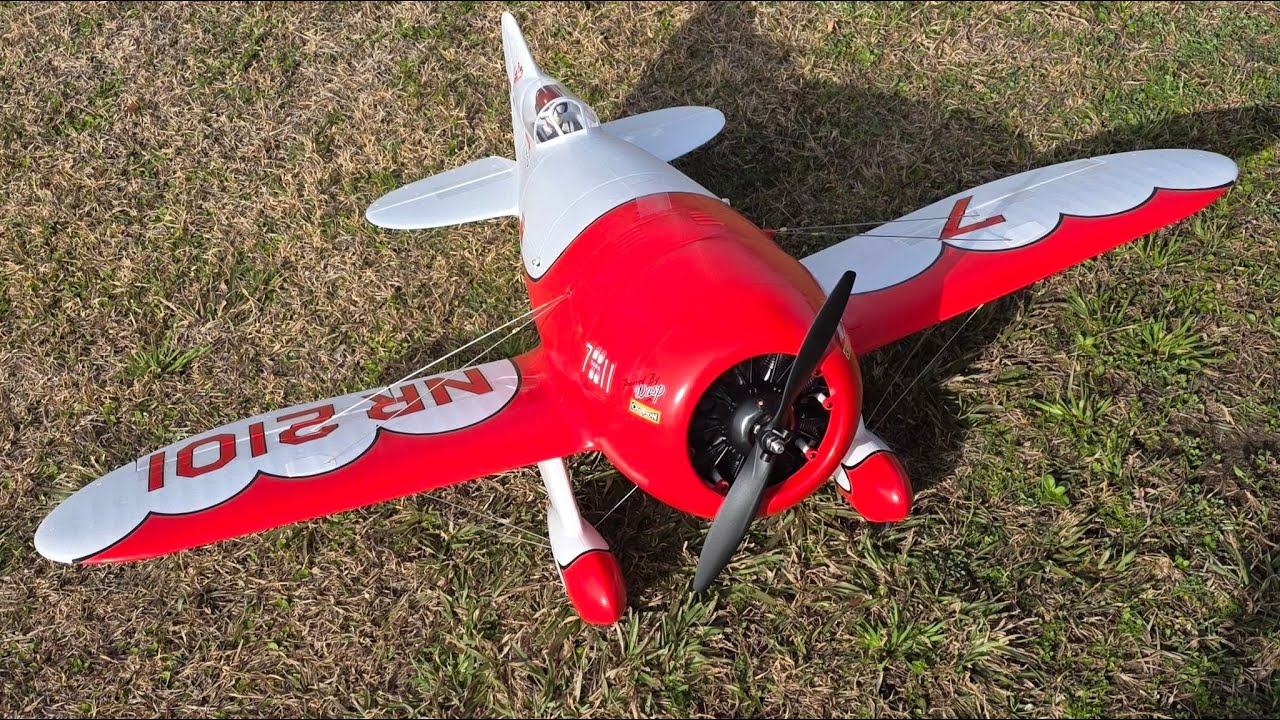 Maiden of Eflite GeeBee R2 1.0 Number 2, Disaster Averted