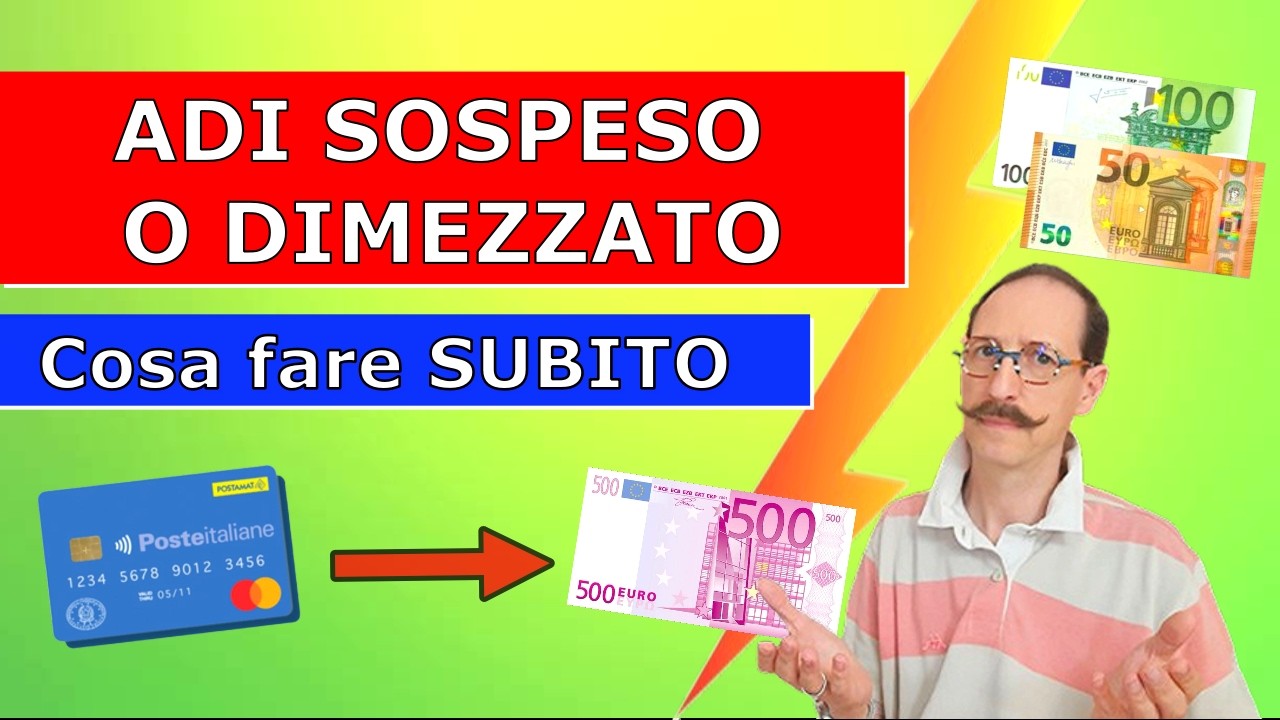 🔴 ADI SOSPESO O DIMEZZATO: Cosa fare SUBITO (Prima che sia troppo tardi!)