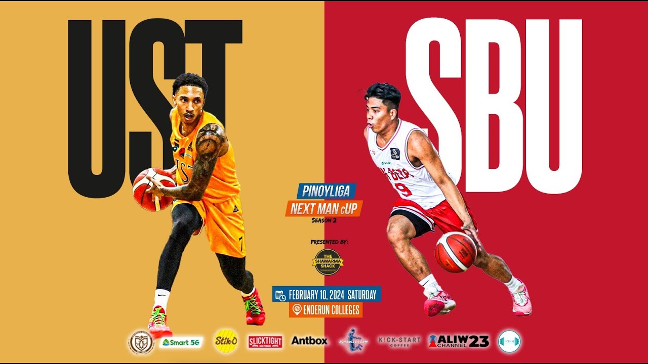 PINOYLIGA NEXT MAN CUP SEASON 2 SBU RED LIONS vs UST GROWLING TIGERS