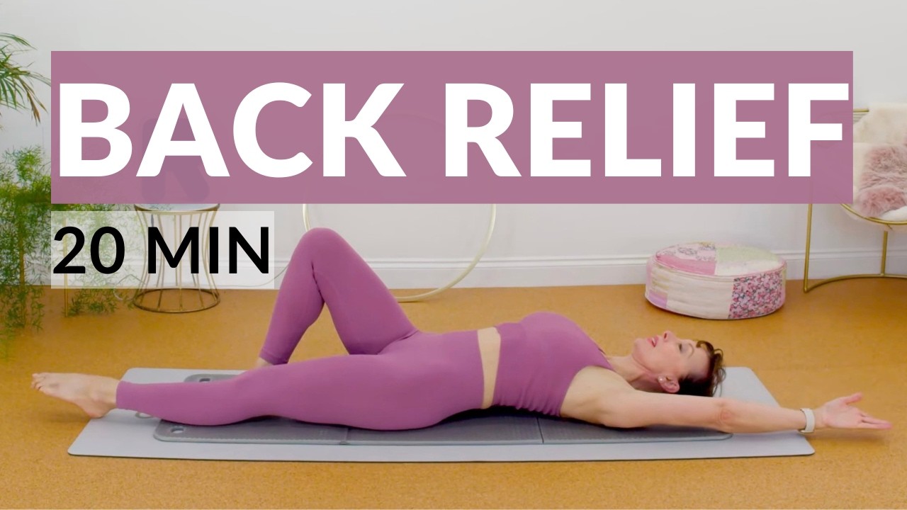 Pilates for Back Pain | Strengthen your Core and Ease your Back | 20 Mins