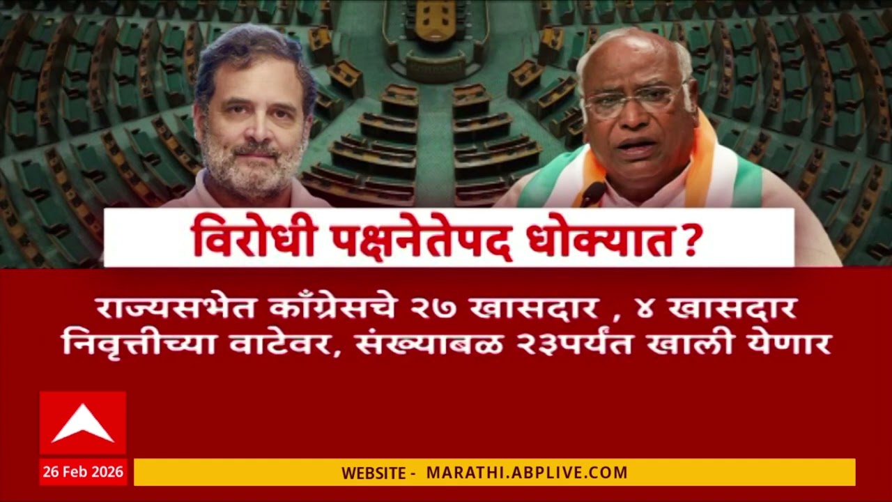 Rajyasabha : राज्यसभेची एक जागा,  दावा तिघांचा;  महाविकासआघाडीची कोंडी