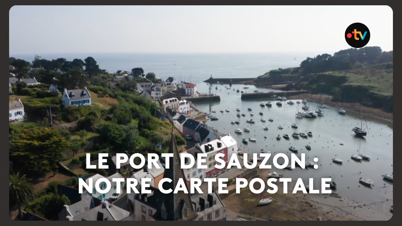 Le port de Sauzon à Belle-Ile-en-Mer : notre carte postale