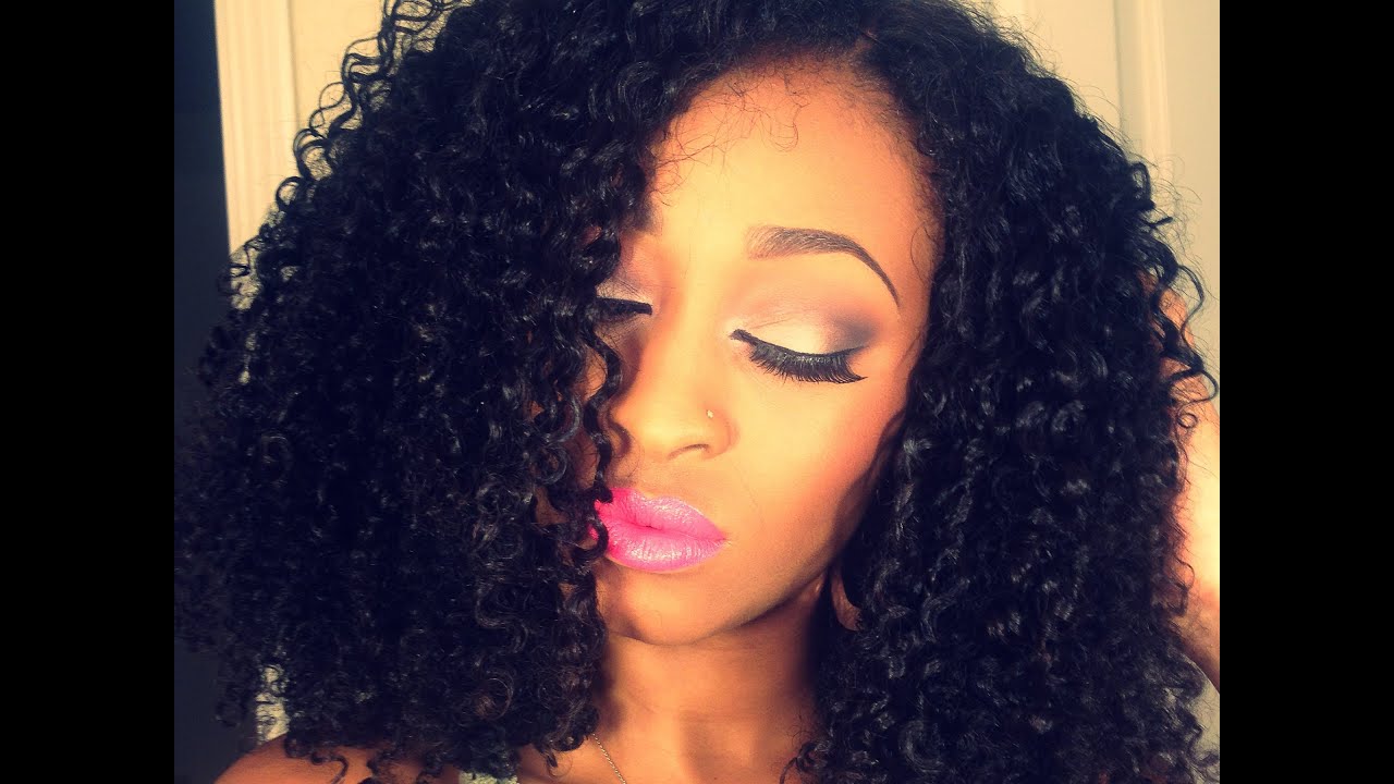 Malaysian Kinky Curly Install With Lace Closure Sewn Down!