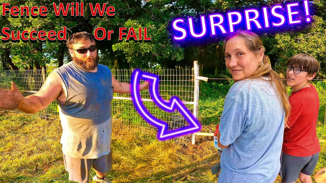 First Time Fence Building Staci Surprises Us With 30!!!! New Members To The Farm!