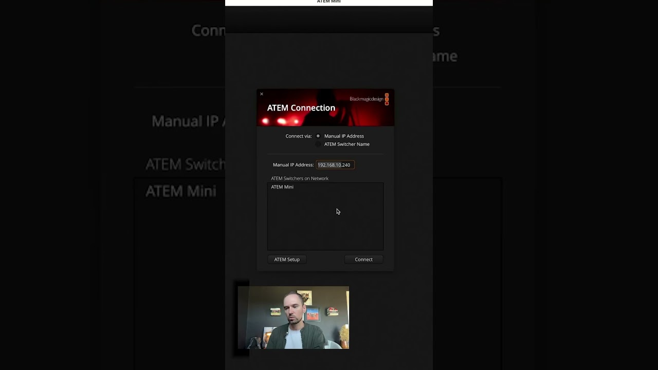 ATEM Software Control Not Seeing Your Switcher with Ethernet? Do This.